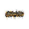 Kiss-Cut Sticker — 'Hunters Point' Graffiti Logo Sticker (Urban Street Art Laptop Decal)