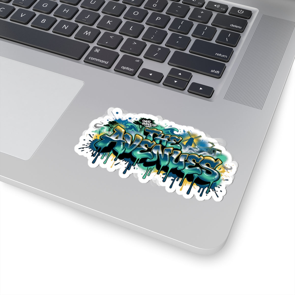 Graffiti 'The Avenues' Kiss-Cut Sticker – Urban Street Art Laptop Decal