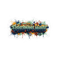 Fisherman's Wharf Graffiti Sticker — Colorful Kiss-Cut Decal for Laptops & Gear