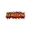 LA Mission Graffiti Sticker — Colorful Kiss-Cut Vinyl Decal